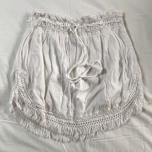 White Aerie mini skirt